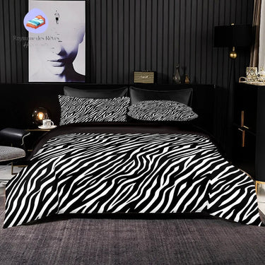 Housse de Couette Peau de Zèbre